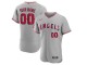 Custom Los Angeles Angels Flex Base Jersey - White/Gray/Red 