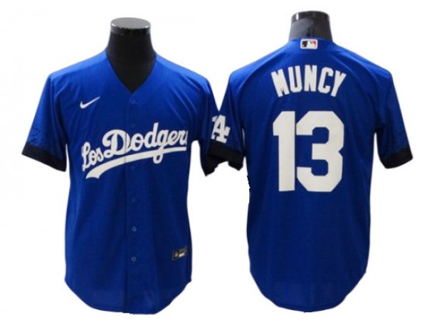 Los Angeles Dodgers #13 Max Muncy Royal City Connect Jersey