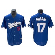 Los Angeles Dodgers #17 Shohei Ohtani Royal Limited Jersey