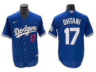 Los Angeles Dodgers #17 Shohei Ohtani Royal Limited Jersey