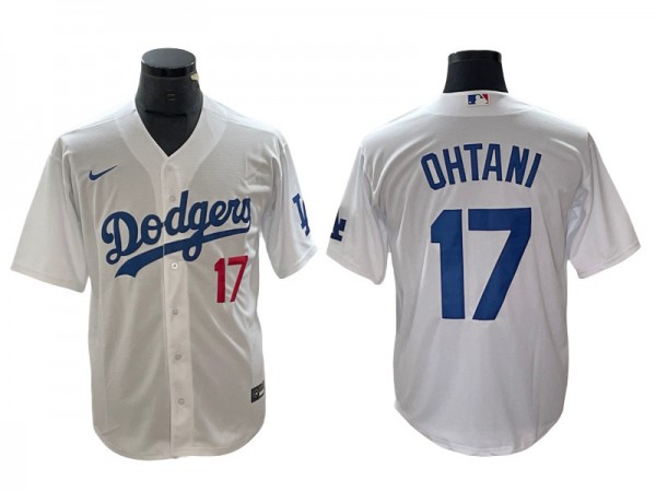 Los Angeles Dodgers #17 Shohei Ohtani White Limited Jersey