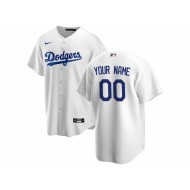 Custom Los Angeles Dodgers Cool Base Jersey - Royal/White/Gray 