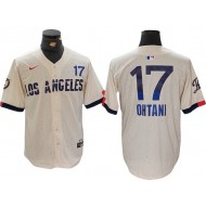 Los Angeles Dodgers #17 Shohei Ohtani 2024 City Connect Limited Jersey