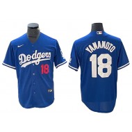 Los Angeles Dodgers #18 Yoshinobu Yamamoto Royal Limited Jersey