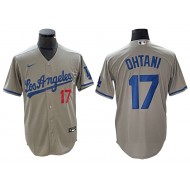 Los Angeles Dodgers #17 Shohei Ohtani Gray Limited Jersey