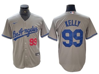 Los Angeles Dodgers #99 Joe Kelly Gray Limited Jersey