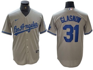 Los Angeles Dodgers #31 Tyler Glasnow Gray Cool Base Jersey