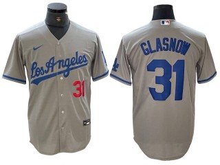 Los Angeles Dodgers #31 Tyler Glasnow Gray Road Limited Jersey