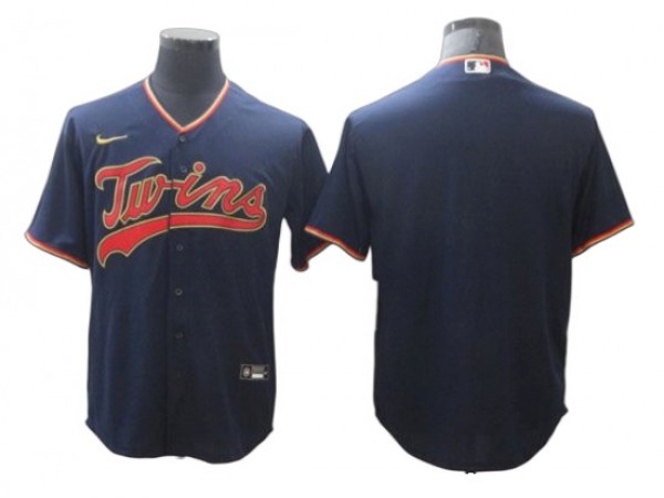 Minnesota Twins Blank Navy Alternate Jersey