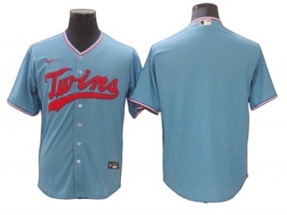 Minnesota Twins Blank Light Blue Cool Base Jersey