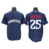 Minnesota Twins #25 Byron Buxton Navy Alternate Jersey