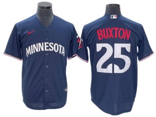 Minnesota Twins #25 Byron Buxton Navy Alternate Jersey