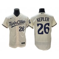 Minnesota Twins #26 Max Kepler Cream Alternate Flex Base Jersey