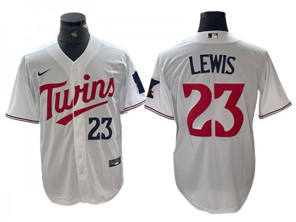 Minnesota Twins #23 Royce Lewis White Home Limited Jersey