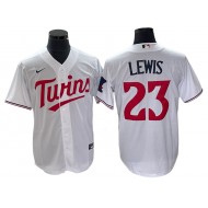 Minnesota Twins #23 Royce Lewis White Home Jersey