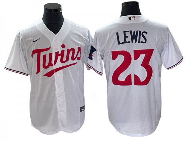 Minnesota Twins #23 Royce Lewis White Home Jersey