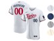 Custom Minnesota Twins Flex Base Jersey - White & Cream & Gray & Navy