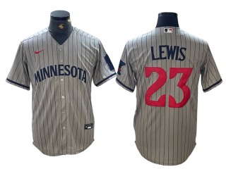 Minnesota Twins #23 Royce Lewis Gray Road Jersey