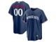 Custom Minnesota Twins Cool Base Jersey - White & Cream & Gray & Light Blue & Navy