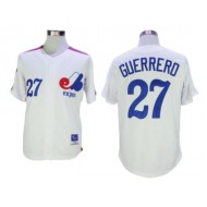 Montreal Expos #27 Vladimir Guerrero White Throwback Jersey