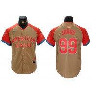 American League #99 Aaron Judge 2024 MLB All-Star Game Limited Jersey - Cream