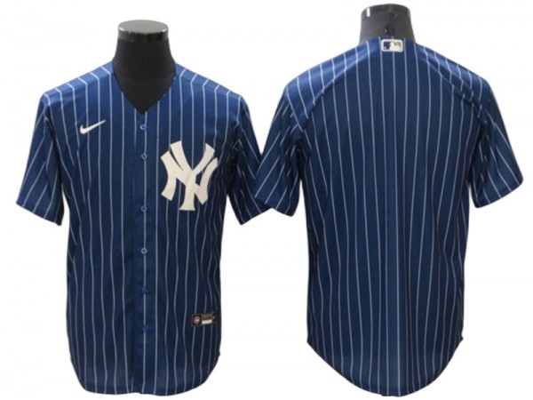 New York Yankees Blue Pinstripe Cool Base Jersey