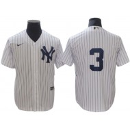 New York Yankees #3 Babe Ruth Home Limit Jersey - White