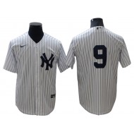 New York Yankees #9 Roger Maris Home Limit Jersey - White