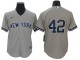 New York Yankees #42 Mariano Rivera Gray Road Limit Jersey