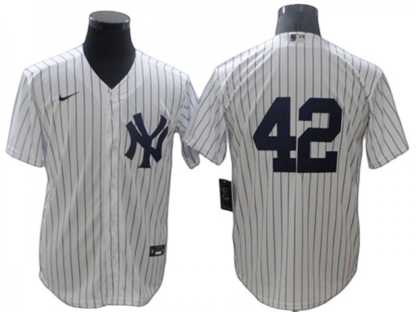 New York Yankees #42 Mariano Rivera White Home Limit Jersey