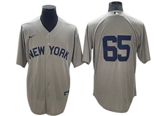 New York Yankees #65 Nestor Cortes Gray Away Limit Jersey