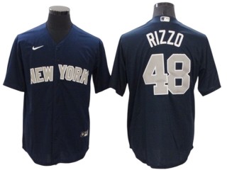 New York Yankees #48 Anthony Rizzo Alternate Player Name Jersey - Navy