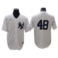 New York Yankees #48 Anthony Rizzo Home Limit Jersey - White