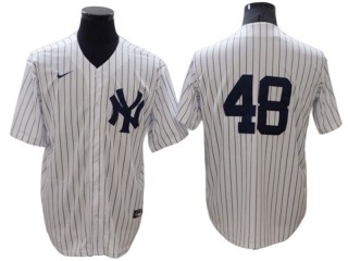 New York Yankees #48 Anthony Rizzo Home Limit Jersey - White