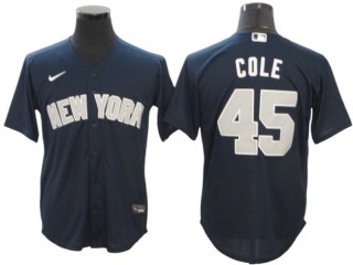 New York Yankees #45 Gerrit Cole Alternate Player Name Jersey - Navy