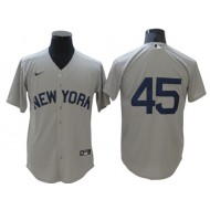 New York Yankees #45 Gerrit Cole Away Limit Jersey - Gray