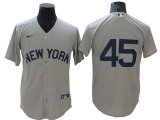 New York Yankees #45 Gerrit Cole Away Limit Jersey - Gray