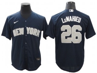 New York Yankees #26 DJ LeMahieu Alternate Player Name Jersey - Navy