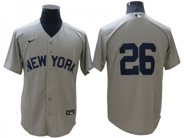 New York Yankees #26 DJ LeMahieu Away Limit Jersey - Gray