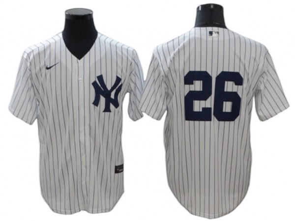 New York Yankees #26 DJ LeMahieu Home Limit Jersey - White