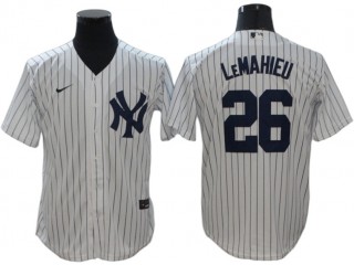 New York Yankees #26 DJ LeMahieu Home Player Name Jersey - White