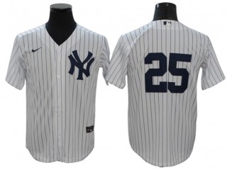 New York Yankees #25 Gleyber Torres Home Limit Jersey - White