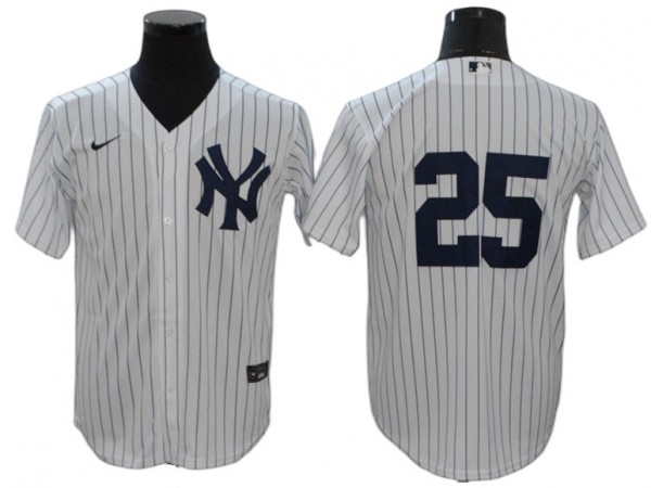 New York Yankees #25 Gleyber Torres Home Limit Jersey - White