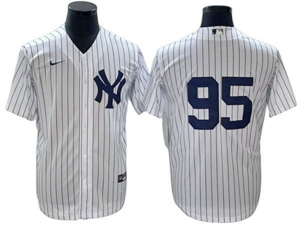 New York Yankees #95 Oswaldo Cabrera Home Limit Jersey - White