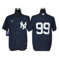 New York Yankees #99 Aaron Judge Alternate Jersey - Navy