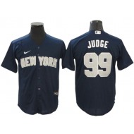 New York Yankees #99 Aaron Judge Alternate Player Name Jersey - Navy