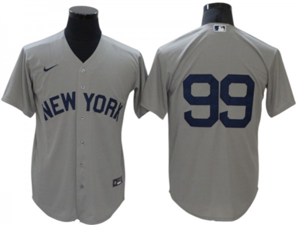 New York Yankees #99 Aaron Judge Away Limited Jersey - Gray