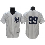 New York Yankees #99 Aaron Judge Home Limit Jersey - White