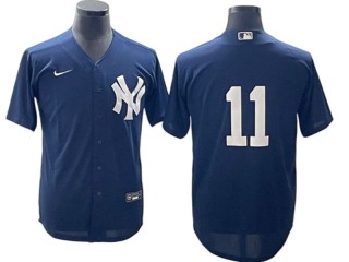 New York Yankees #11 Anthony Volpe Alternate Jersey - Navy