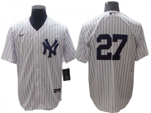 New York Yankees #27 Giancarlo Stanton Home Limit Jersey - White